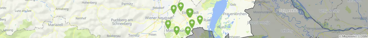 Map view for Pharmacies emergency services nearby Müllendorf (Eisenstadt-Umgebung, Burgenland)
